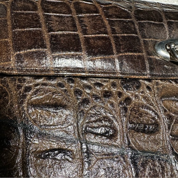 Veari Leather clutch - Dark Brown - Picture 6 of 9